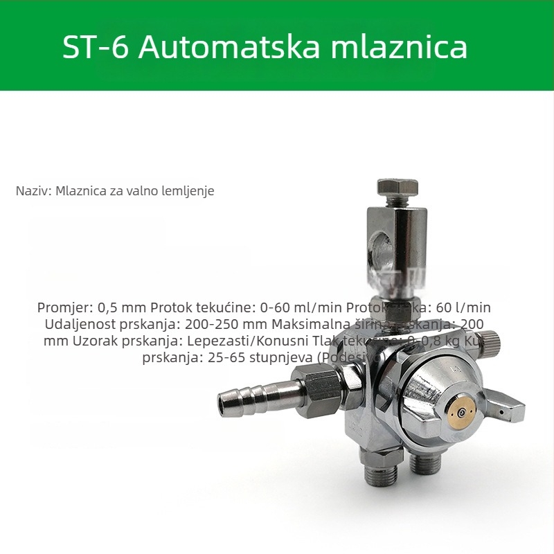 ST-6 mlaznica za automatski sprej-pistolj za bojenje; ST-5 pneumatska mlaznica visoke atomizacije za stroj za blister