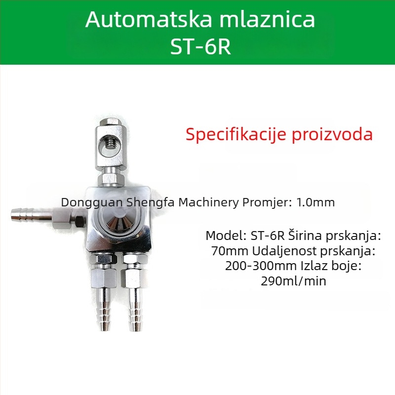 ST-6 mlaznica za automatski sprej-pistolj za bojenje; ST-5 pneumatska mlaznica visoke atomizacije za stroj za blister