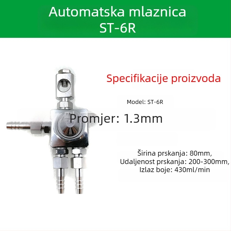 ST-6 mlaznica za automatski sprej-pistolj za bojenje; ST-5 pneumatska mlaznica visoke atomizacije za stroj za blister