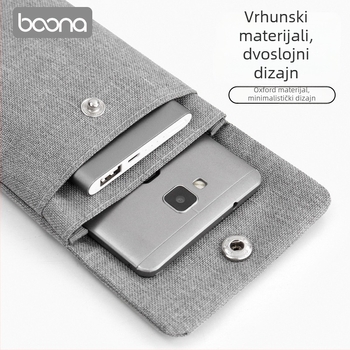 Baona Torba za pohranu power banke, zaštitna torbica za telefon i slušalice – otporna na udarce i vodootporna