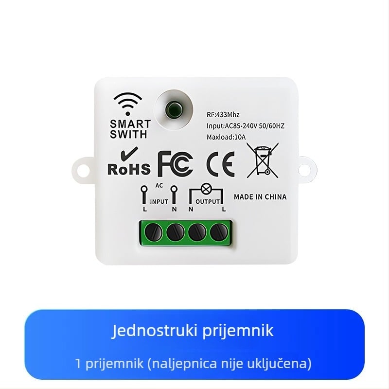 Bežični modul prekidača za kućno osvjetljenje s daljinskim upravljanjem, bez kablova, pametni dom