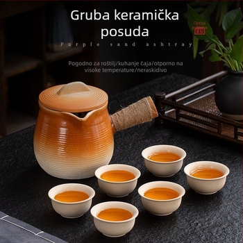Keramički set čajnika za mliječni čaj, velika kapaciteta, pogodan za štednjak