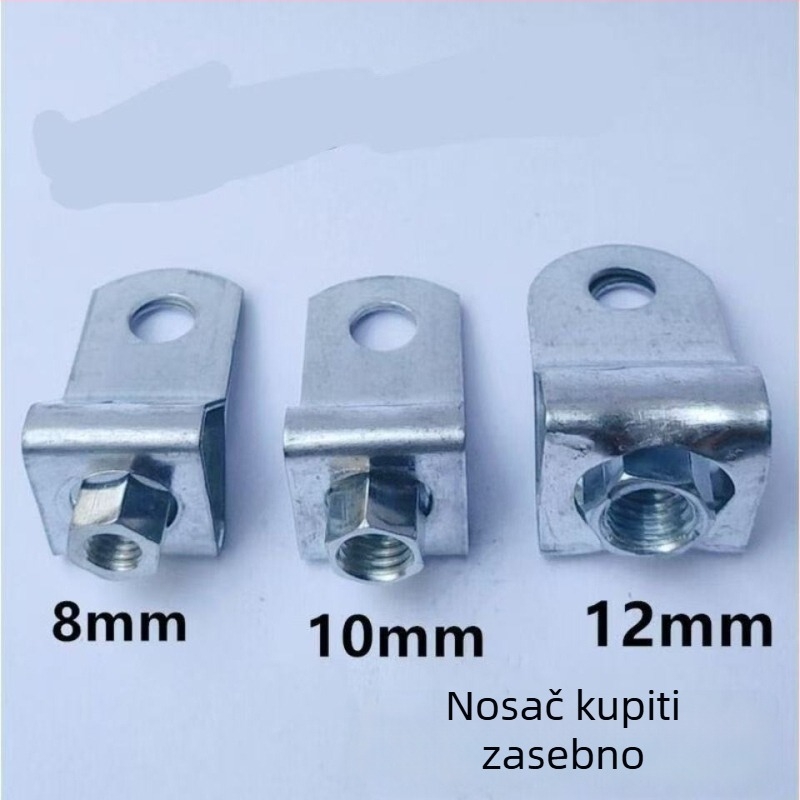 2,0 mm debeli željezni držač cijevi sa šarkom i objesnim klipom za okrugle cijevi
