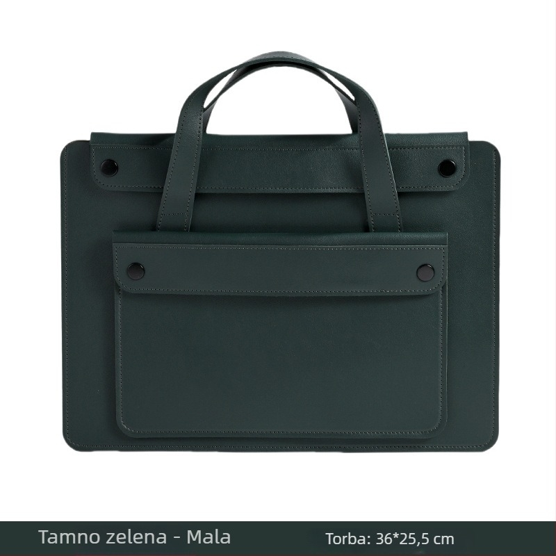 Lagano luksuzno torba za prijenosno računalo u akordeonskom stilu, velika kapaciteta, mnoge pregrade za uredno pohranjivanje, pogodna za svakodnevno putovanje i poslovnu upotrebu, za laptop i tablet.