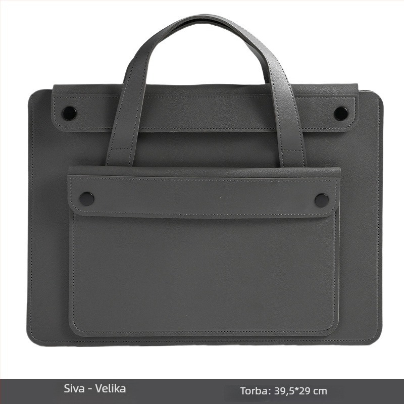 Lagano luksuzno torba za prijenosno računalo u akordeonskom stilu, velika kapaciteta, mnoge pregrade za uredno pohranjivanje, pogodna za svakodnevno putovanje i poslovnu upotrebu, za laptop i tablet.