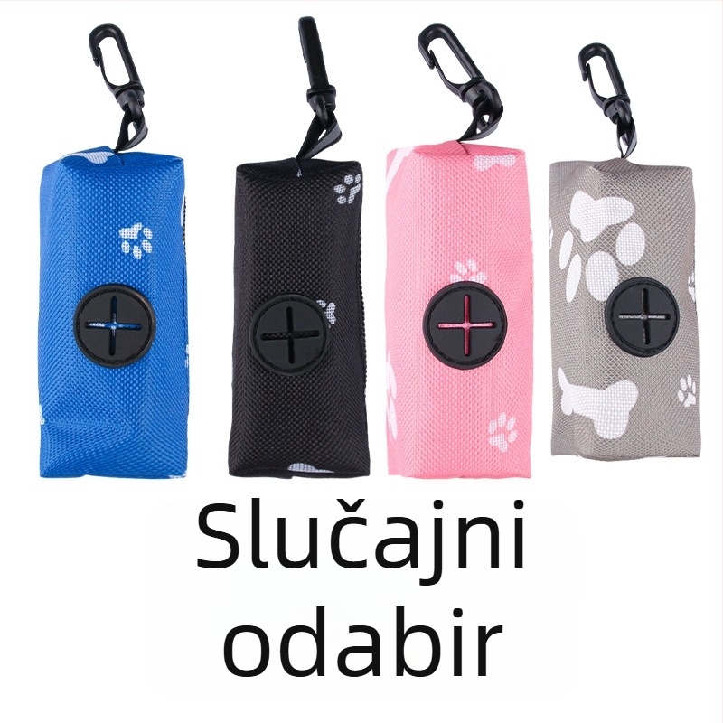 Dispenzer za vrećice za kućne ljubimce i platnenu torbu za pohranu za pse, prijenosni viseći organizator