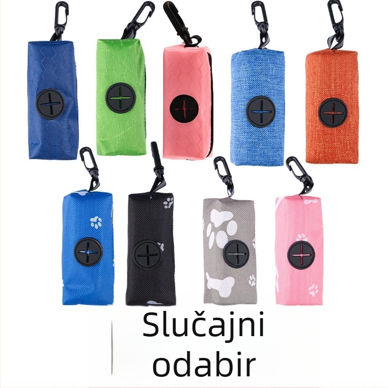 Dispenzer za vrećice za kućne ljubimce i platnenu torbu za pohranu za pse, prijenosni viseći organizator