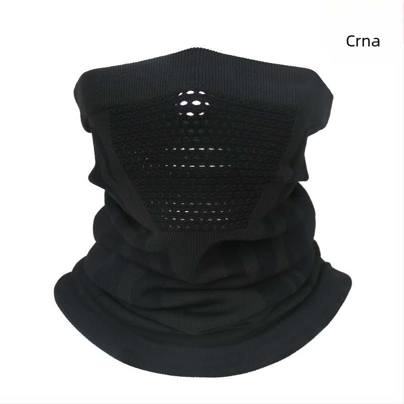 Nylon pleteni balaclava za biciklizam za jesen i zimu, prozračna, bezšivni vrat, za sve sezone.