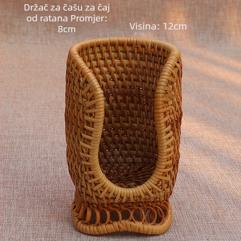 Vijetnamski jesenski roatan držač za olovku, set za čaj, bambuske kliješta za čaj i čajna žličica, Pu'er čaj šest dijelova – dodaci za čajnu ceremoniju u spremniku za pohranu