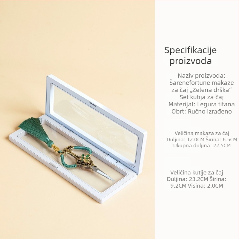 Škare za čajne vrećice, retro stil, elegantni dodaci za čajnu ceremoniju u kineskom stilu