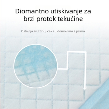 Jednokratne, debelo dizajnirane pelene za pse i podložka za urin s kontrolom mirisa i visokom apsorpcijom