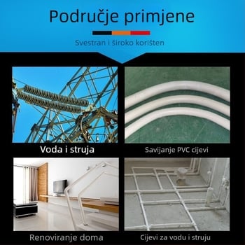 Ručni savijač PVC cijevi s oprugom, kromirani čelik No.75