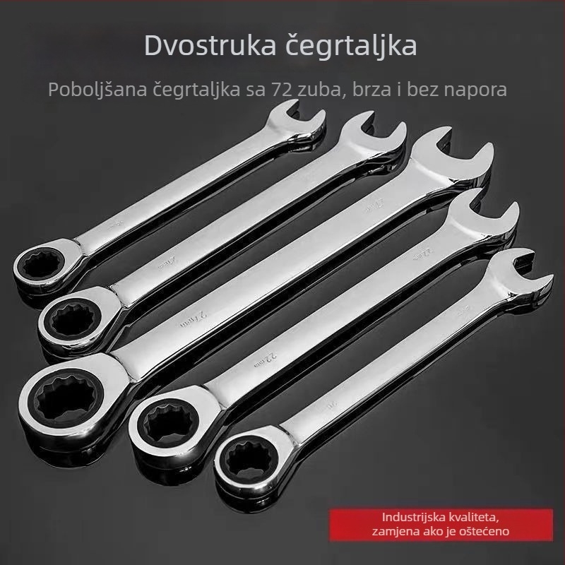 Industrijski racnijski ključ s otvorom Torx, dvostruka namjena, alat za popravak automobila