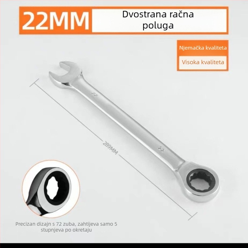Industrijski racnijski ključ s otvorom Torx, dvostruka namjena, alat za popravak automobila
