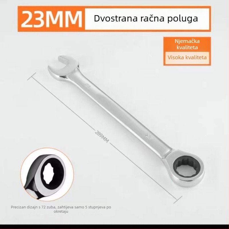 Industrijski racnijski ključ s otvorom Torx, dvostruka namjena, alat za popravak automobila