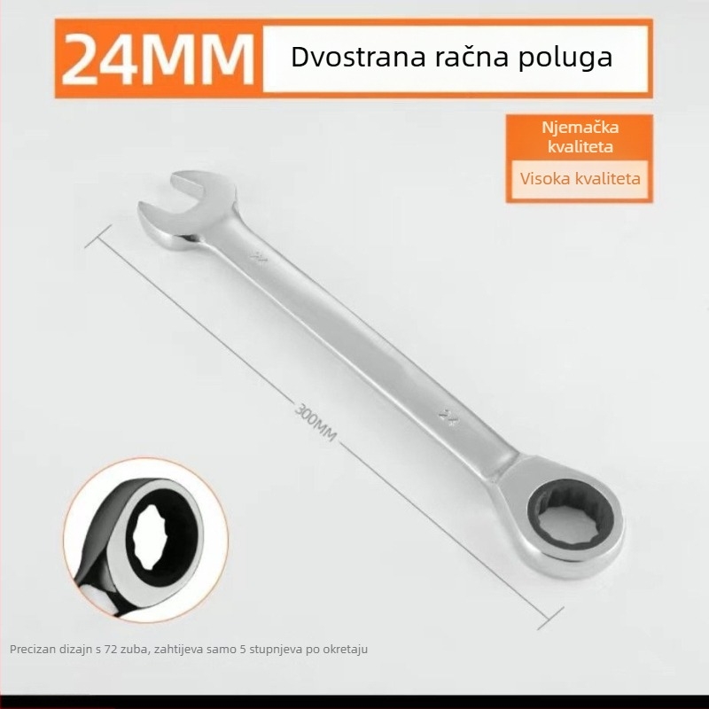 Industrijski racnijski ključ s otvorom Torx, dvostruka namjena, alat za popravak automobila