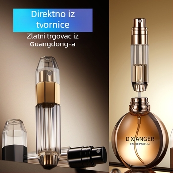 5 ml mini prijenosna bočica parfema za ponovno punjenje, s donjim punjenjem, pumpa sprej