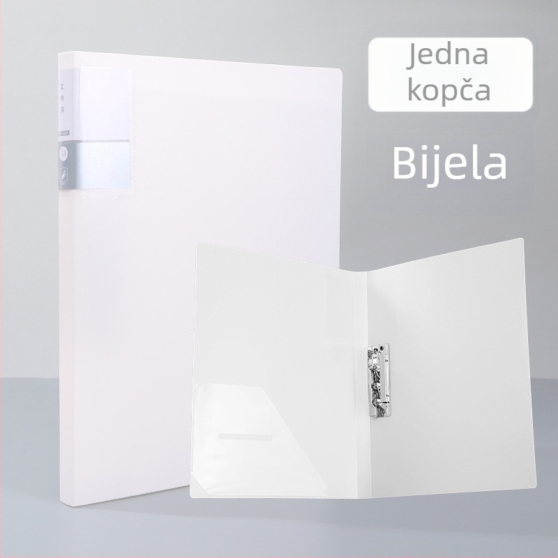 Morandi A4 mapa za učenike, dvostruki čvrsti klip za organizaciju listova, PP materijal