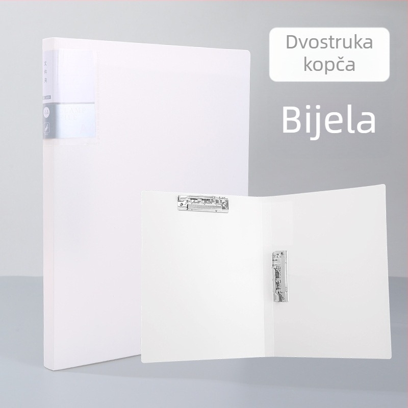 Morandi A4 mapa za učenike, dvostruki čvrsti klip za organizaciju listova, PP materijal