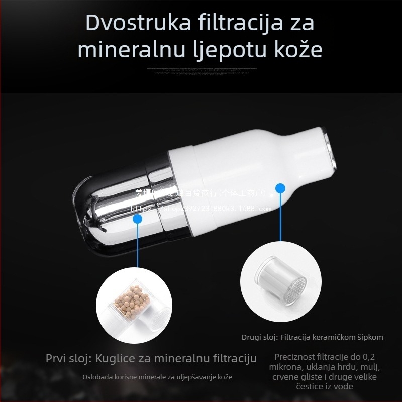 Tiantai Hualian set tuš glava s ručnim i kišnim tušem za kupaonicu, pojačivač tlaka vode za bojler