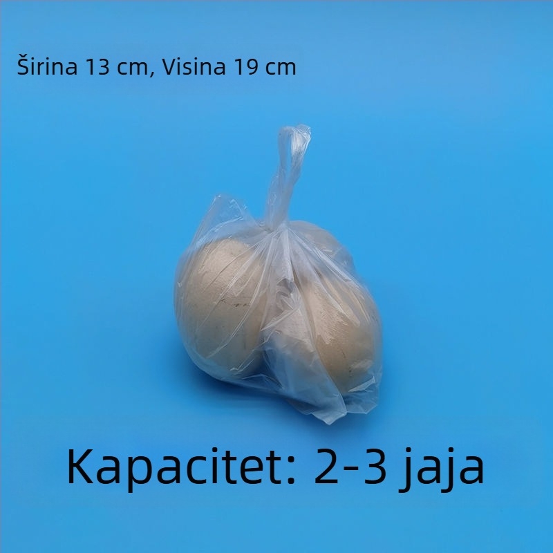 Male prozirne jednokratne vrećice za hranu, stil prsluka, vrećice za umak, bijele plastične vrećice