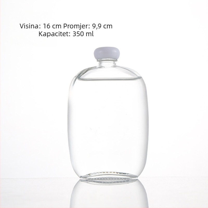 250 ml matirano staklo boca za domaće voćno vino i čajne napitke, zatvorena boca