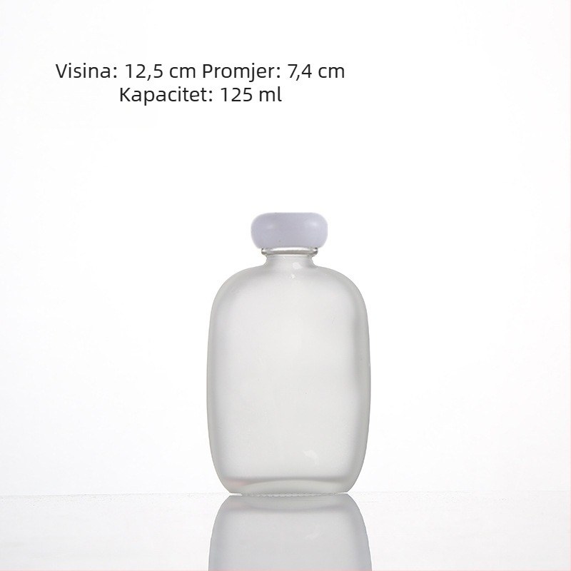 250 ml matirano staklo boca za domaće voćno vino i čajne napitke, zatvorena boca