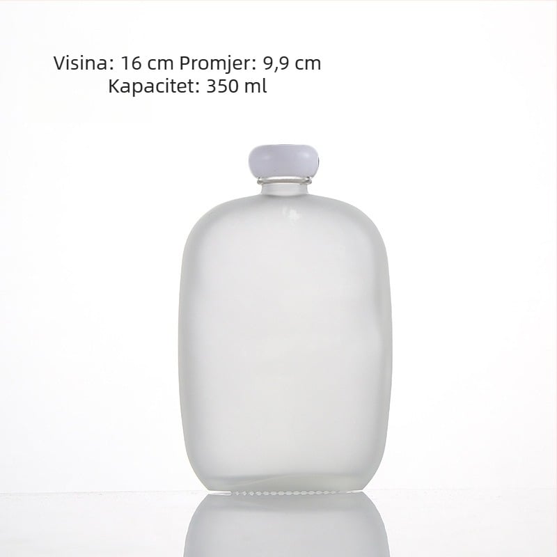 250 ml matirano staklo boca za domaće voćno vino i čajne napitke, zatvorena boca