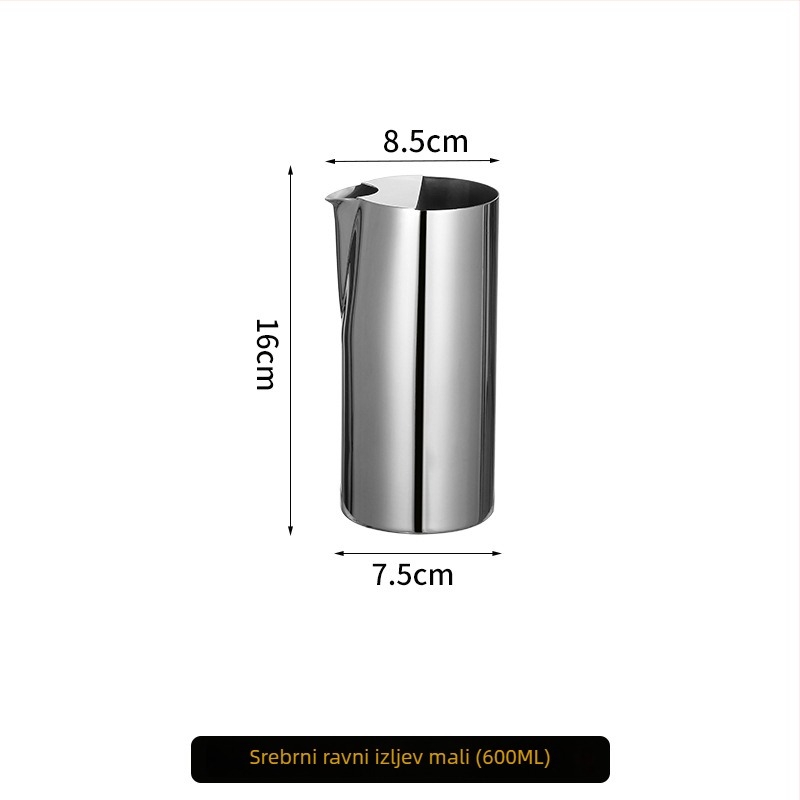 Nerđajući čelični dispenzer za vino i dekantor za bar, kapacitet 601–700 ml, zlatna boja.