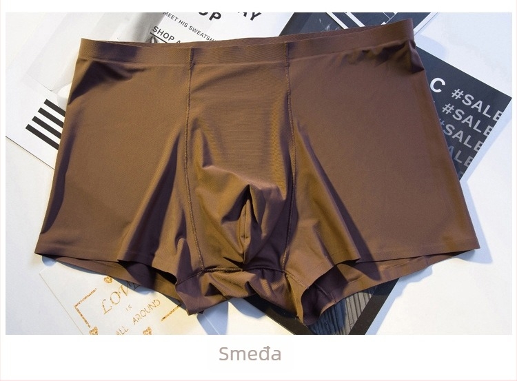 Muške gaće Ice Silk, ultra tanke, bezšivne, boxerice, prozračne