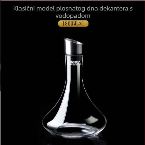 Dekanter Waterfall Blue Mountain od kristalnog stakla, baza Jinshan iceberg, za hotele i klubove s prilagođenim logotipom