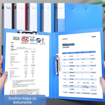 A4 mapa s dvostrukim snažnim klipsama