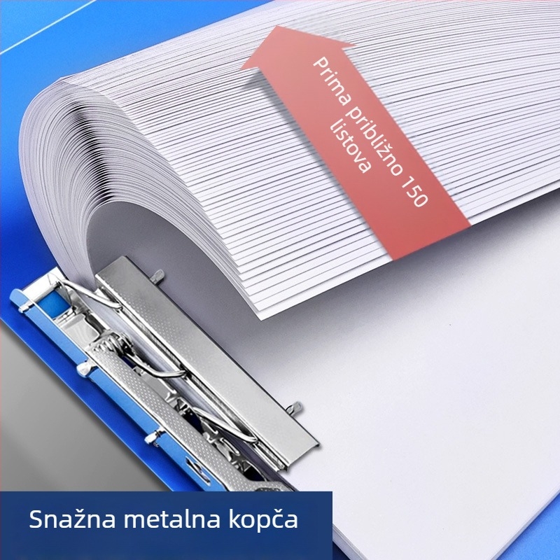 A4 mapa s dvostrukim snažnim klipsama