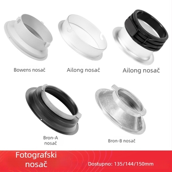 Softbox držač s bajonetnim nosačem za fotografiju, kompatibilan sa Zhijie softboxima i Zhijie koncentratorom