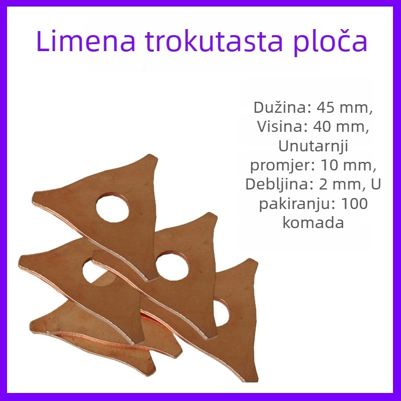 Pribor za stroj za oblikovanje i popravak lima: ručka u obliku pištolja, trokutasti dio, ugljična šipka, kružni brtveni prsten, čeljust