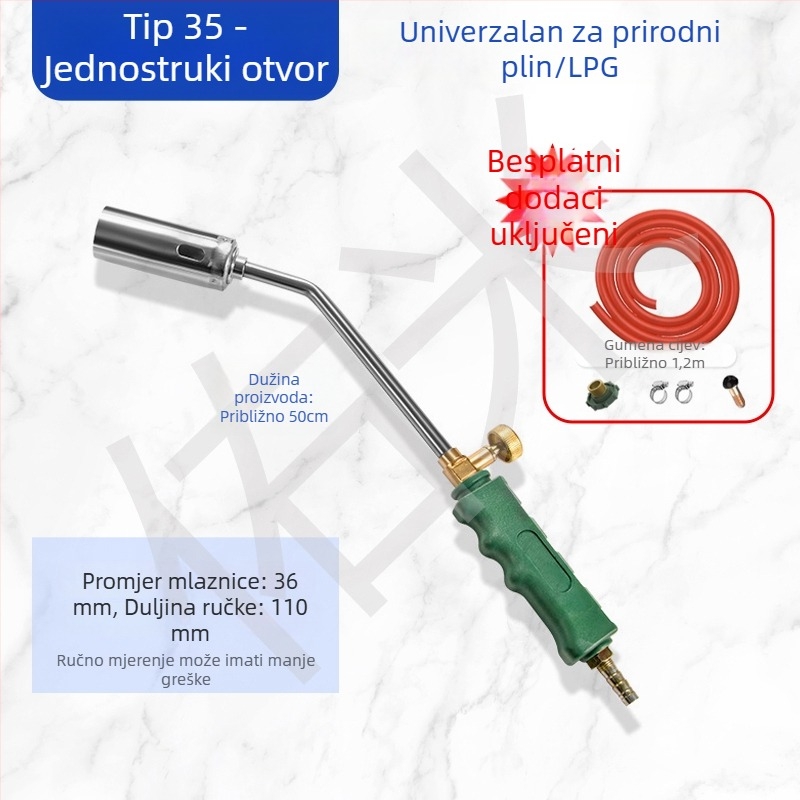 Plinska baklja za kuhanje i roštilj, kulinarski plamenik