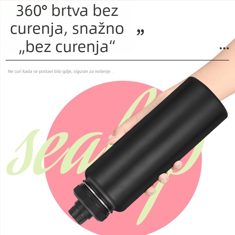 Termos od nehrđajućeg čelika 304, dvostruki zidovi, vakuumska izolacija, velika kapaciteta, prenosni za aktivnosti na otvorenom i vožnju biciklom