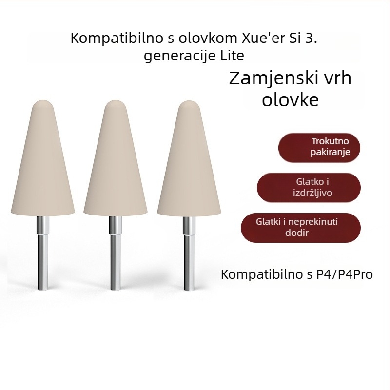Zamjenski vrhovi stilusa Xueersi treće generacije, Lite otporni vrhovi, za P4 uređaj za učenje