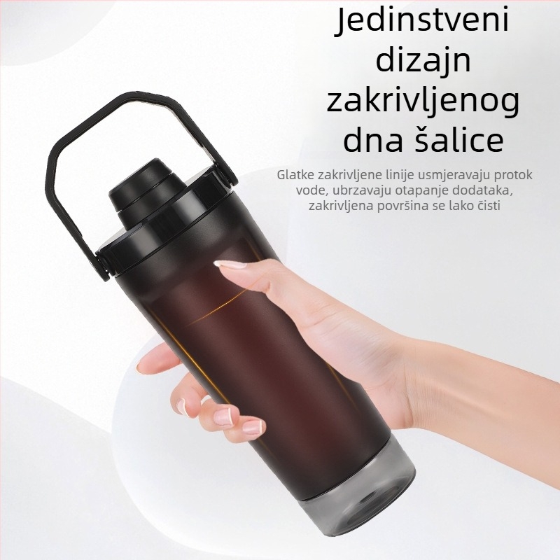 Termos šalice od 304 nehrđajućeg čelika, vakuumska izolacija, shaker, veliki kapacitet