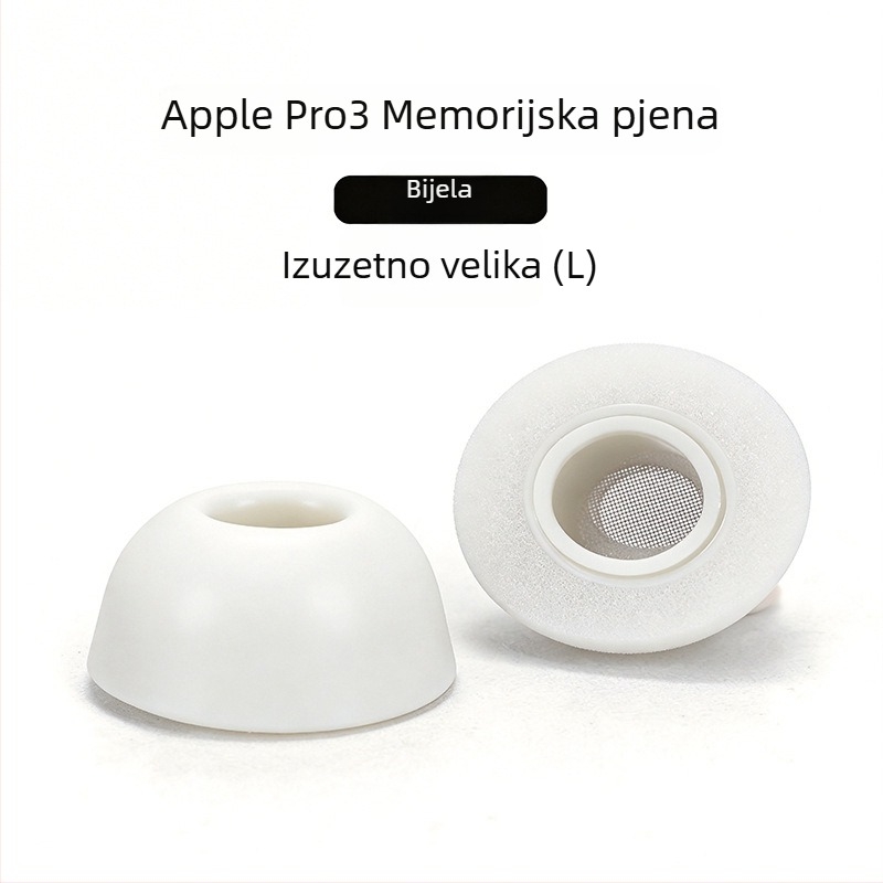 Poklopci za uši od memorijske pjene za AirPods Pro 3. generacije, spužvasti ušni čepovi, inertni spužvasti čepovi