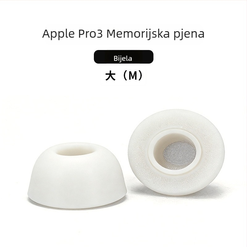 Poklopci za uši od memorijske pjene za AirPods Pro 3. generacije, spužvasti ušni čepovi, inertni spužvasti čepovi