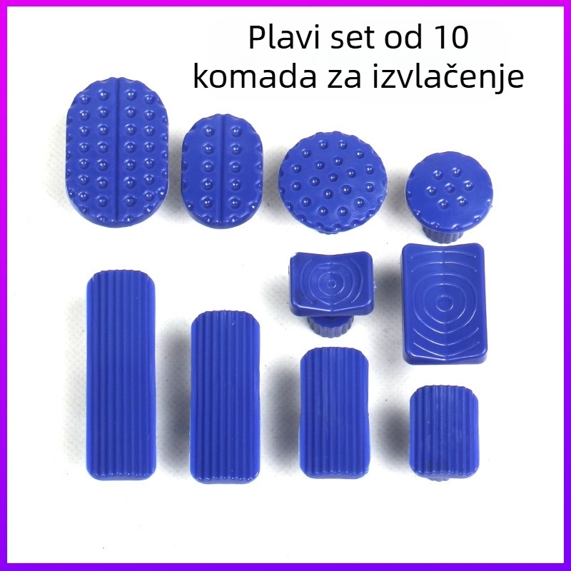 Set za popravak udubljenja bez lakiranja zbog grada — alati za izvlačenje, tabovi za izvlačenje, brtvila i čekić