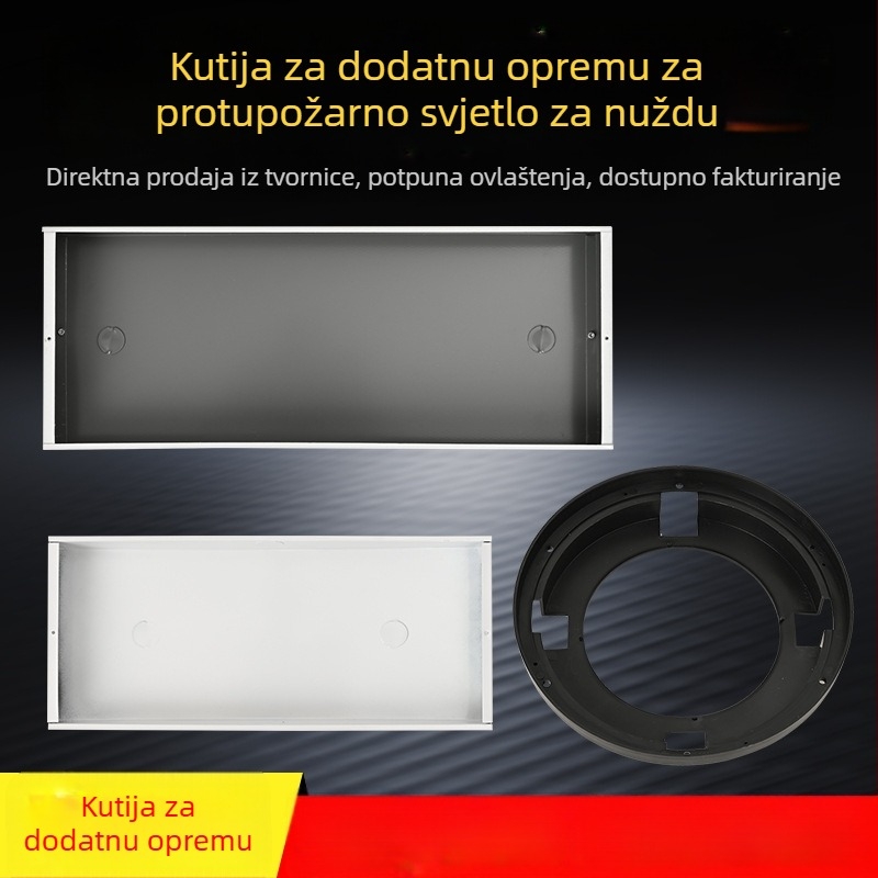 Ugrađena svjetiljka za označivanje s kućištem za protupožarnu signalizaciju i skriveni indikator za nužno osvjetljenje – pribor