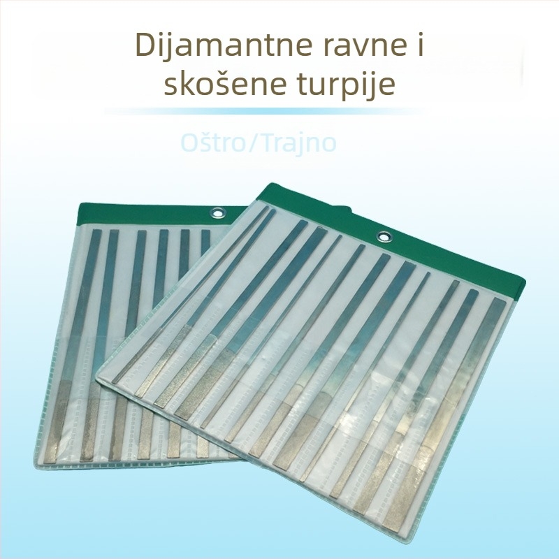 Elektroplatirani legirani dijamantni fajl, ravni i nagnuti CF-400