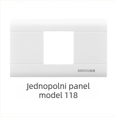 118-tip modulni zidni skriveni prekidački panel s 1–4 utičnicama za kućnu upotrebu