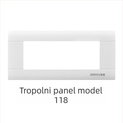 118-tip modulni zidni skriveni prekidački panel s 1–4 utičnicama za kućnu upotrebu