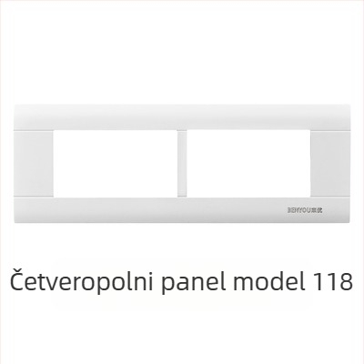 118-tip modulni zidni skriveni prekidački panel s 1–4 utičnicama za kućnu upotrebu