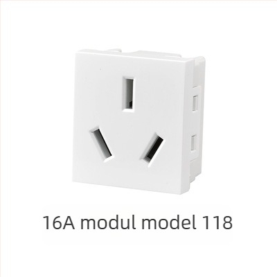118-tip modulni zidni skriveni prekidački panel s 1–4 utičnicama za kućnu upotrebu