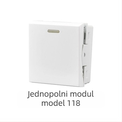 118-tip modulni zidni skriveni prekidački panel s 1–4 utičnicama za kućnu upotrebu