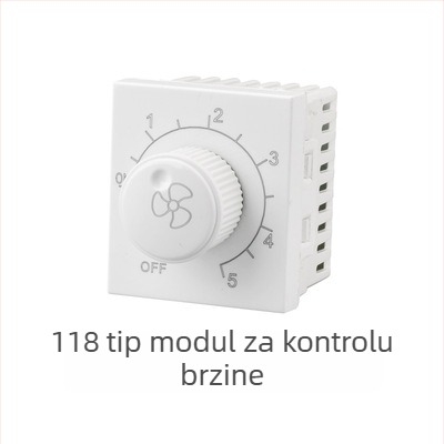 118-tip modulni zidni skriveni prekidački panel s 1–4 utičnicama za kućnu upotrebu